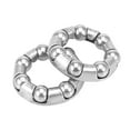 thumbnail image 6 of 2pcs 20.5mm x 7 Ball Bearings Cages Crank Bearings Wheel Bearing Retainer for Bicycle Silver Tone, 6 of 7