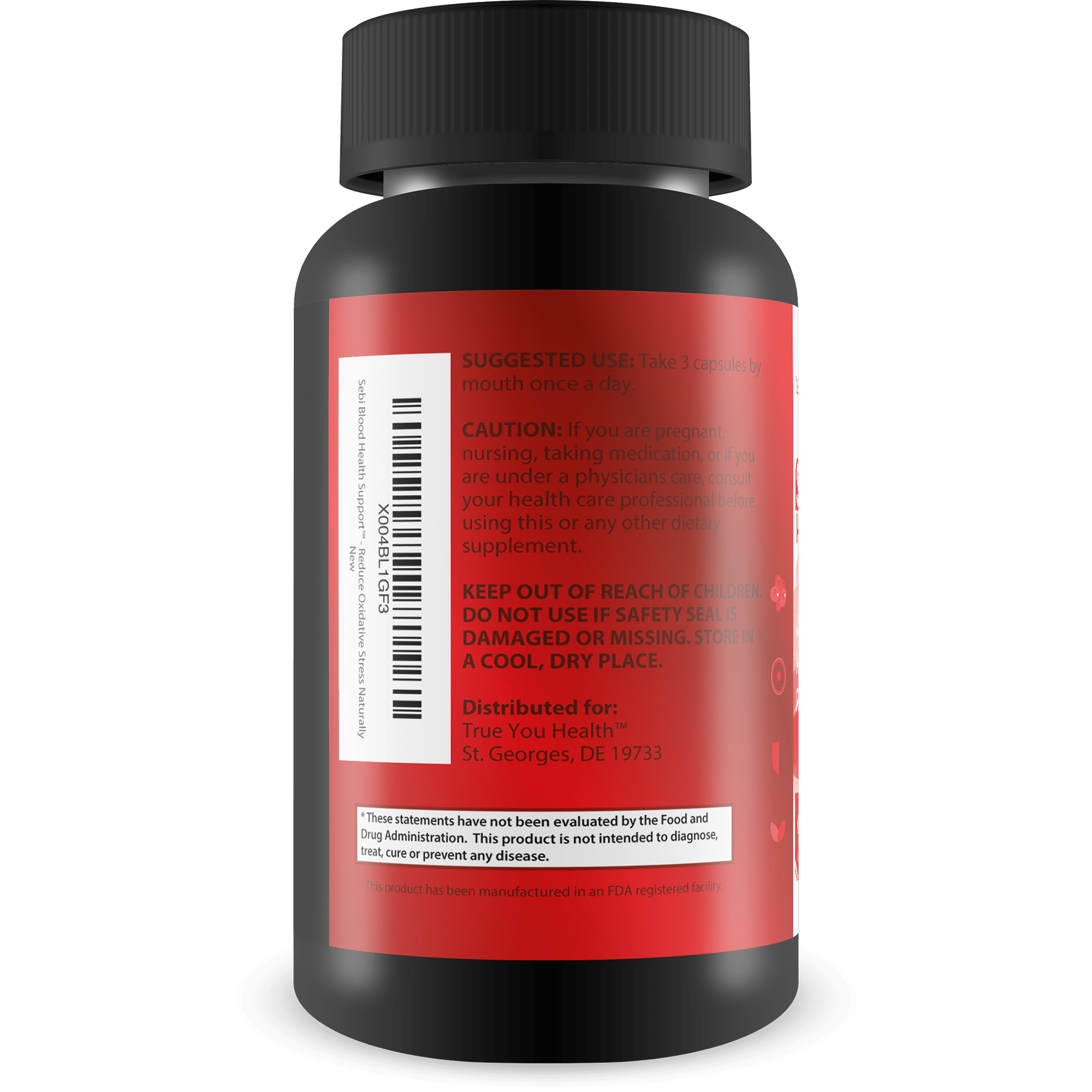 Sebi Blood Health Support - Blood Health Supplement - Blood Balance Blood Boost Formula - Inspired by Dr Sebi Blood Health - Help Improve Blood Flow & Reduce Oxidative Stress Naturally