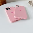 thumbnail image 4 of for iPhone 14 Plus Case Silicone Women Girls Heart with Soft Anti-Scratch Microfiber Lining Protective Phone Case for iPhone 14 Plus Pink, 4 of 13