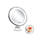thumbnail image 1 of Touch Screen Makeup Mirror 10X Magnifying Flexible Mirror Brightness Adjustable Rechargeable 3lights LED Light Vanity Mirrors ,Widely Use, 1 of 7