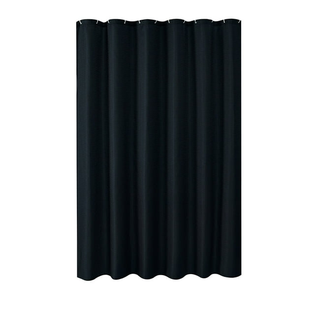 Birdeem Rideau de Douche en Tissu Turquoise pour Salle de Bain, Tissage en Tissu Robuste, Luxe Hôtelier, Ensemble de Rideaux de Bain en Polyester Lesté avec 12 Crochets en Plastique