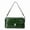 green, variant on Genuine Cowhide Leather Crocodile Grain Shoulder Bag, Women's Underarm Handbag, Daily Travel Purse