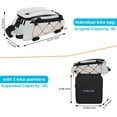 thumbnail image 3 of Waterproof Bike Rack Bag with Removable Panniers, Insulated Storage for Cycling, 3 of 7