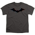 thumbnail image 2 of The Batman Tri-Color Bat Silhouette Kids T Shirt (X-Large) for Youth Toddler Boys and Girls, Charcoal, 2 of 5