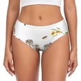 thumbnail image 1 of Balery Herbs and Wildflowers Ropa Interior de Algodón para Mujer con Dibujo – Braguitas Cómodas y Elásticas, Estilo Clásico-X-Small, 1 of 6