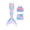 Multicolored, variant on CARETOO 3Pcs Girls Swimsuits Mermaid Tail Suits Kids Multi Ruffled Trim Halter Mermaid Tail Swimsuit Colorful Fish Scale Pattern Costume Set Swimwear 4-10 Years