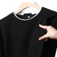 thumbnail image 4 of pstuiky camisetas de manga larga para hombre, Sudadera con capucha de dos piezas, manga larga, redonda, color liso, informal, para hombre top de hombre m, 4 of 4