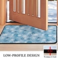thumbnail image 3 of Light Blue Christmas Snowflake Pattern Door Rugs,Washable Non Slip Door Mats Indoor,Decorative Door Mats,Entry Mat Indoor for Entrance,Bedroom,Kitchen,Bathroom,30"x17", 3 of 6