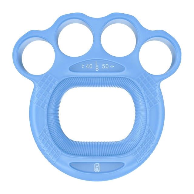 Anillo de agarre de silicona anillo de ejercicio anillo de accesorios multipropósito FIEBT TRAT TREN EjARTO Ejecutero para adultos mayores Músicos azul