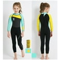thumbnail image 2 of Toystoory Traje de baño para niños, traje de baño de cuello , traje de baño elástico de una pieza para niñas, ropa de surf de nailon, traje Deportes acuáticos, 2 of 6