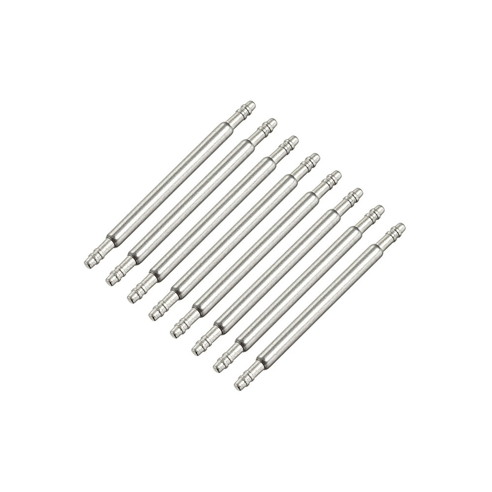 Spring Bar Pins 19mm x 1.5mm Double Fringe Stainless Steel Watch Band