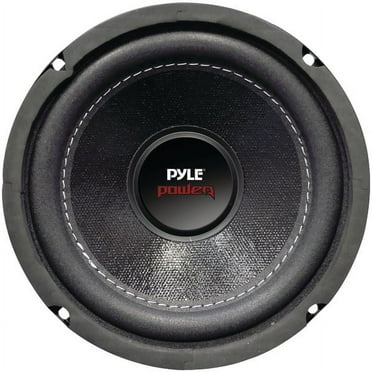 Pyle PLPW6D 6In 600W Dual 4 Ohm Car Audio Stereo Speaker Subwoofer, Black