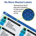 thumbnail image 3 of Avery Shipping Labels, 3-1/3" x 4", Paper, White, TrueBlock®, Laser, 600 Labels (5164), 3 of 12