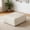 Beige, variant on Modular Sectional Sofa, Boneless Couches for Living Room, L-Shape Sofa Couches,Cloud Couch Sectional, Comfy Corduroy Sofa, with Deep Seat, No Assembly Required (Beige, 1 Ottoman)