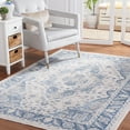 thumbnail image 3 of SAFAVIEH Blair Arline Traditional Machine Washable Area Rug, 5'3" x 7'6", Beige/Grey Blue, 3 of 13