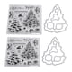 thumbnail image 2 of 2 Uds Sellos Transparentes Troqueles de Corte de Sellos Patrón de Alce de árbol de Navidad de Acero Al Carbono para Manualidades Manualidades álbum de Recortes, 2 of 8