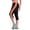 Orange, variant on Capri Leggings for Women Elastic High Waist Color Block Slim Fit Athletic Workout Running Yoga Pants Capris with Pockets
