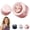 Pink, variant on Wearable Neck Fan, Hands-Free Clip Fans for Waist Belt Bag with 360 Adjustable Airflow, Quiet Brushless Motor 3-Speed, -Light 6.2cm Pocket Fan for Outdoor Summer Cooling