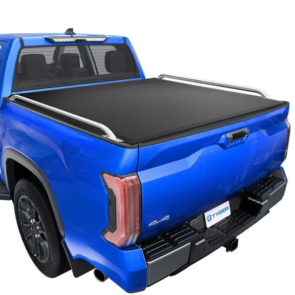 Tyger Auto T2 Low Profile Soft Roll-up Truck Bed Tonneau Cover Compatible with 2022-2026 Toyota Tundra | 5.5' (67") Bed | TG-BC2T6062
