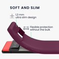 thumbnail image 2 of Étui kwmobile Compatible avec Google Pixel 6 Pro - Étui en Silicone TPU Souple et Mince - Bordeaux Violet, 2 of 5