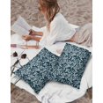 thumbnail image 5 of Waterproof Outdoor Throw Pillows with Inserts 12"x20" Set of 2,Navy Blue Spring Floral Decorative Pillowcases for Couch Bedroom,Farmhouse Flowers Elegant Pastoral Pillow Covers for Sofa Living Room, 5 of 8