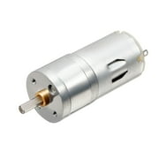 Unique Bargains 12V 0.11A/6V 0.08A 30RPM/15RPM 2 Pin Connector Permanent Magnet DC Geared Motor