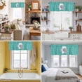 thumbnail image 5 of Funny Elephant Valance Curtain for Windows Elephant's Butt White Washing Machine Farmhouse Rod Pocket Curtain Valances Short Window Treatments for Kitchen Bathroom Laundry Basement 42 x 18 Inch, 5 of 9