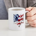 thumbnail image 4 of CafePress - Albanian American Eagle Mugs - 11 oz Ceramic Mug - Novelty Coffee Tea Cup, 4 of 4