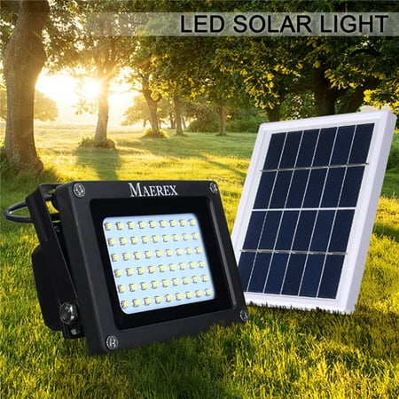 2x Waterproof 54 LED Solar panel Lamp Dusk-to-Dawn Sensor Lighting Outdoor Flood Light Street Security Night