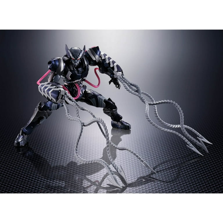 Bandai S.H.Figuarts Venom Symbiote Wolverine (Tech-On Avengers) - Action Figure In Metallo Die-cast - 2