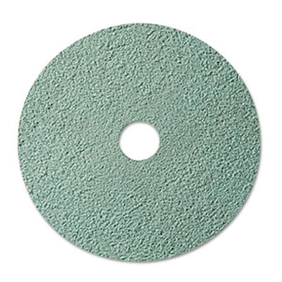 Burnish Floor Pad 3100 20 in. Aqua 5 Pads-Carton