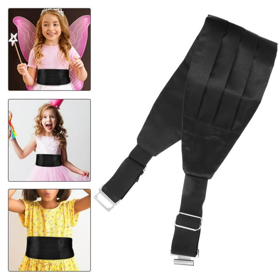 UPOUART Childrens Belts for Daily Wear and Formal Outfits Black Cloth and Iron 1Set