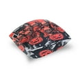 thumbnail image 5 of Halloween Red Devil and Pumpkin Throw Pillow Covers 18x18 Inch 2 Packs Decorative Square for Living Room Couch Bed Sofa, 5 of 6