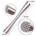 thumbnail image 2 of 8" Muddler for Cocktails, Professional Stainless Steel Muddler for Fashioned Bitters, Creating Mojitos, Margaritas, 2 of 4