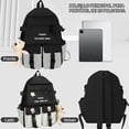thumbnail image 4 of Mochilas para Niñas Homeactor Mochilas para Niñas con insignia y colgante, 4 of 4