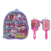 Gabby's Dollhouse Hair Accessory Backpack & Paddle Brush Set