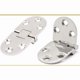 thumbnail image 4 of 4 Folding Table Hinges - Flat Cabinet Door Hinges - Made of Zinc Metal - for Folding Furniture (Silver), 4 of 5