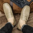 thumbnail image 6 of Men's Casual Loafers Slip On Leather Shoes Lightweight Driving Shoes Moccasins Classic Penny Loafer Flats Boat Shoes Outdoor Walking Shoes, 6 of 13