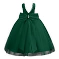 thumbnail image 5 of Kids Fall Dress Short Sleeves Green Girls Fall Winter Dresses Birthday Dress for Girl Dresses Size 7-8 Years, 5 of 5