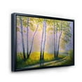 thumbnail image 3 of Designart 'Sunrise Glow Through The Birches I' Traditional Framed Canvas Wall Art Print, 3 of 5
