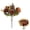 Coffee, variant on Artificial Rose Bouquet, 13in Silk Faux Flowers for Table Centerpiece Wedding Home Decor, Coffee