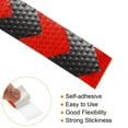 thumbnail image 4 of Uxcell Reflective Tape, 2 Roll 10 ft x 1-inch Adhesive High Visibility Safety Tape Reflector, Arrow Red Black, 4 of 6