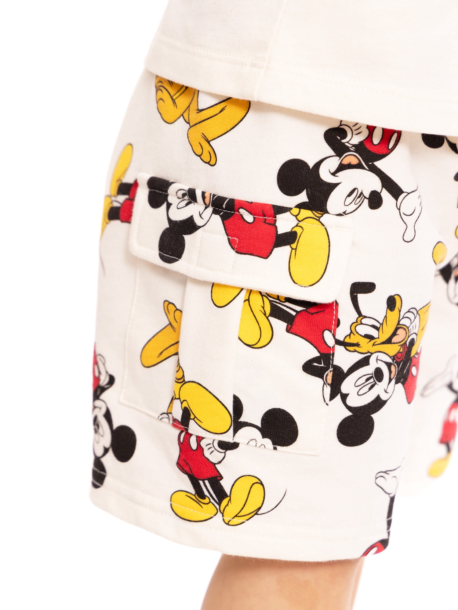 Mickey Mouse Baby and Toddler Boy Short Sleeve Graphic Tee and Matching Shorts Set, 2-Piece, Sizes 0/3M-5T