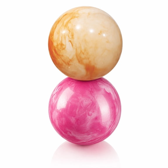 YEMNPIOS 2 Pcs 8.5 Inch Large Inflatable Bouncing Balls Marbleized Bouncy Ball for Adults Pets Party Supplies Beach PVC