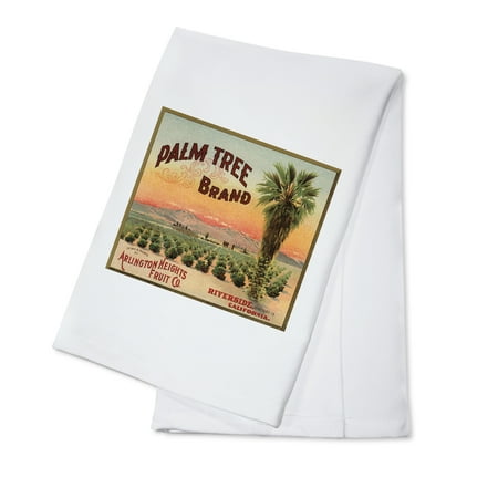- Palm Tree Brand - Riverside, California - Citrus Crate Label (100% Cotton Kitchen Towel)