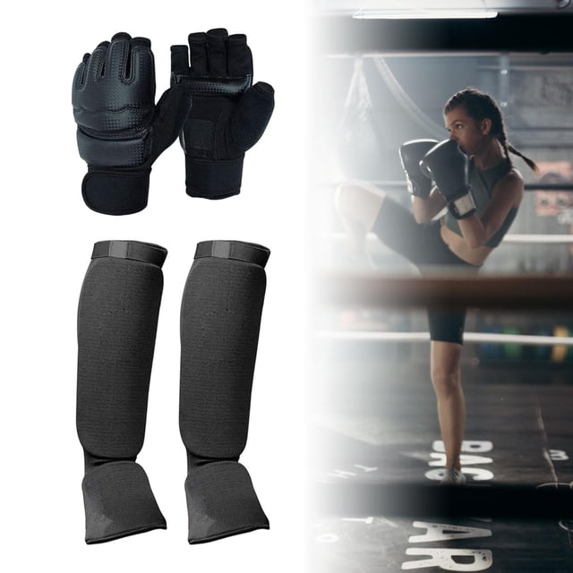 Espinilleras Kickboxing shamjiam Muay Thai Ajustable