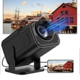 thumbnail image 1 of Dvkptbk Mini Projector HD with Built In Screen 180 Rotatable Portable Projector Home Outdoor Movie Night Smartphone Laptop electronics, 1 of 9