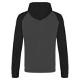 thumbnail image 2 of Awdis Just Hoods - Sudadera con capucha Modelo Baseball en 2 tonalidades Unisex Adultos (Burdeos/Negro jet), 2 of 2