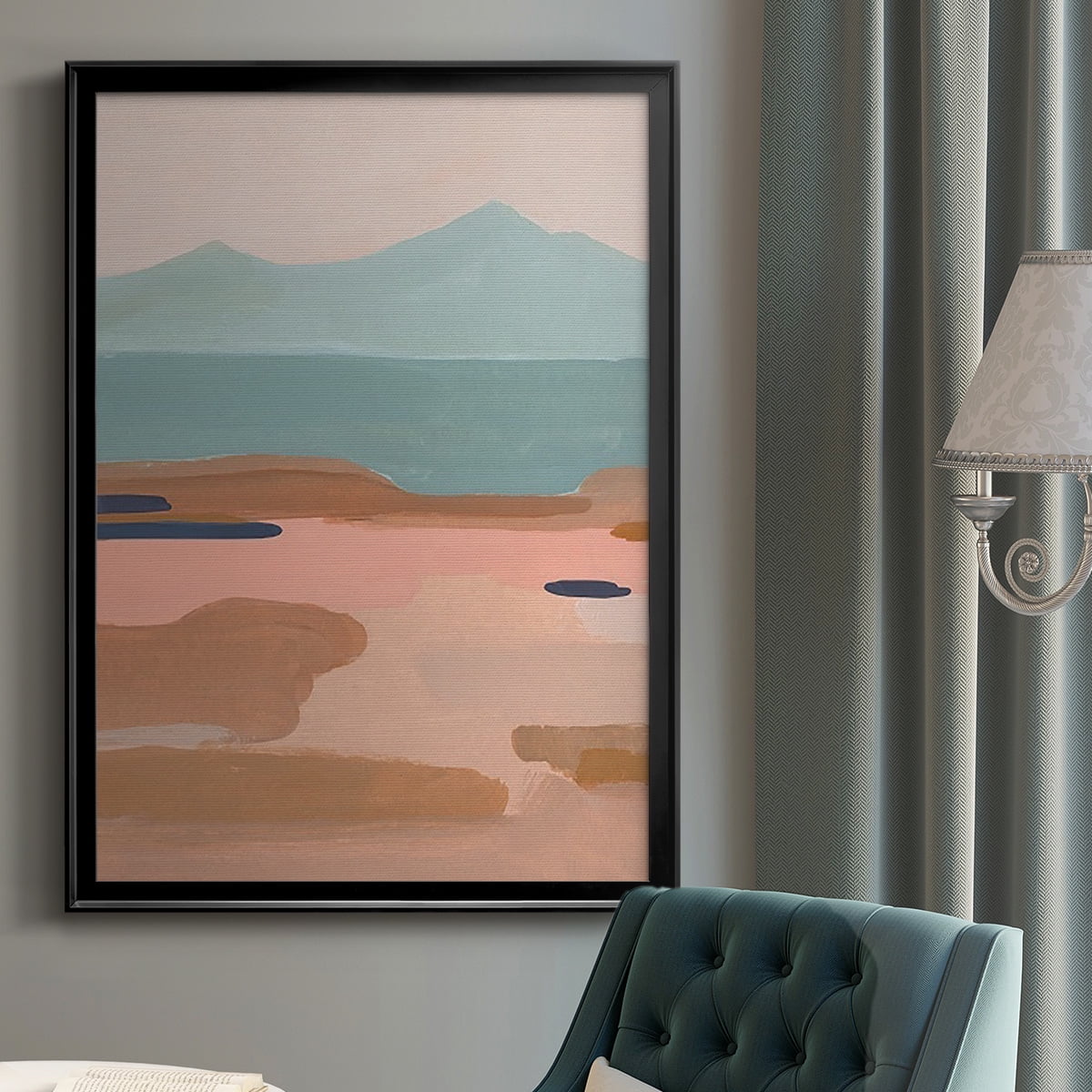 Desert Sunrise II Premium Framed Print, in Gold, Black, or Silver - Ready to Hang
