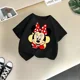 thumbnail image 3 of Ropa infantil de Disney Mickey Minnie, camiseta para niños, camiseta de verano de manga corta para niñas, camiseta de algodón, camiseta bonita de dibujos animados para niños y niñas, 3 of 5